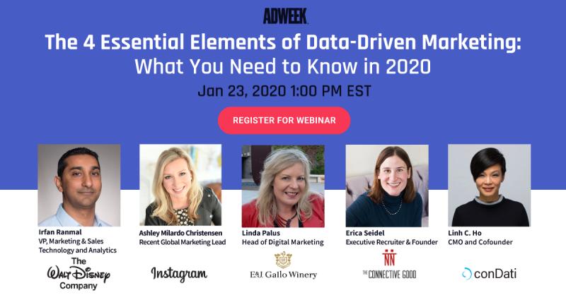 Adweek Webinar – The 4 Essential Elements of Data-Driven Marketing: What You Need to Know in 2020