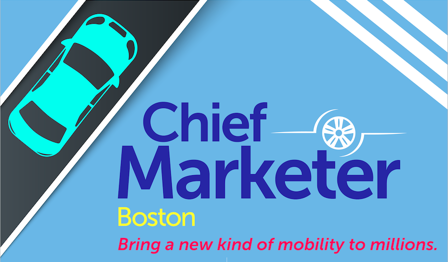 Recruiting a chief marketer to re-imagine car ownership, for millions