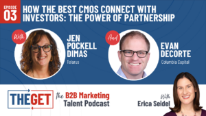 How the Best CMOs Connect with Investors: The Power of Partnership